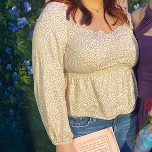 Dusty Pink Leopard Top